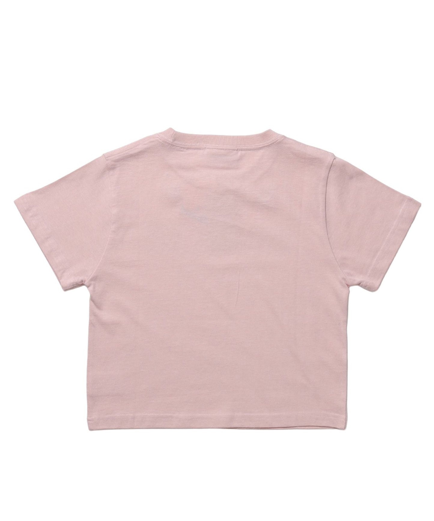 ※WEB限定 / ぼかしロゴ半袖ピチT / sqnz eyelet babe tee ライトピンク