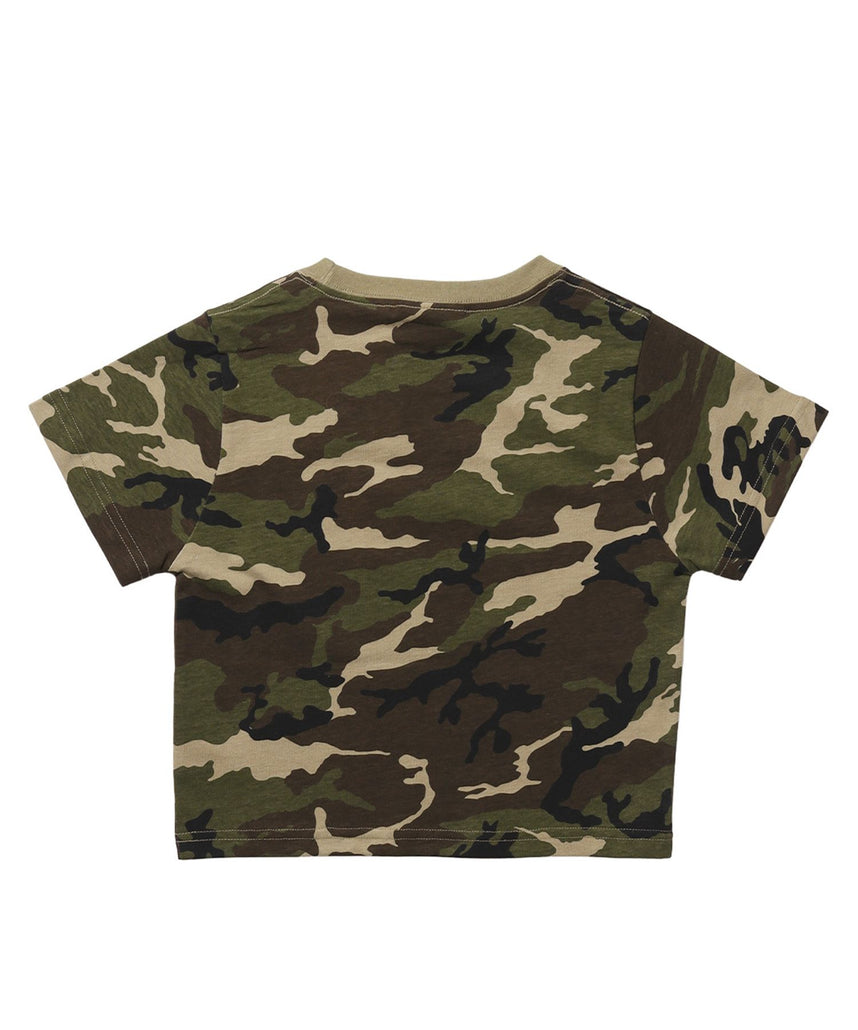 WEB限定 / ぼかしロゴ半袖ピチT / sqnz eyelet babe tee 柄80 – NAVAL