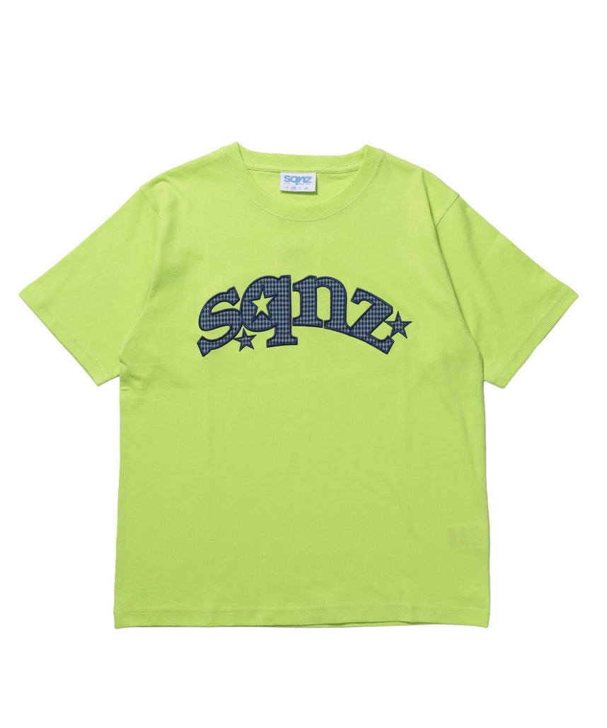 WEB限定 / スターロゴ半袖Tシャツ / sqnz star logo checkered