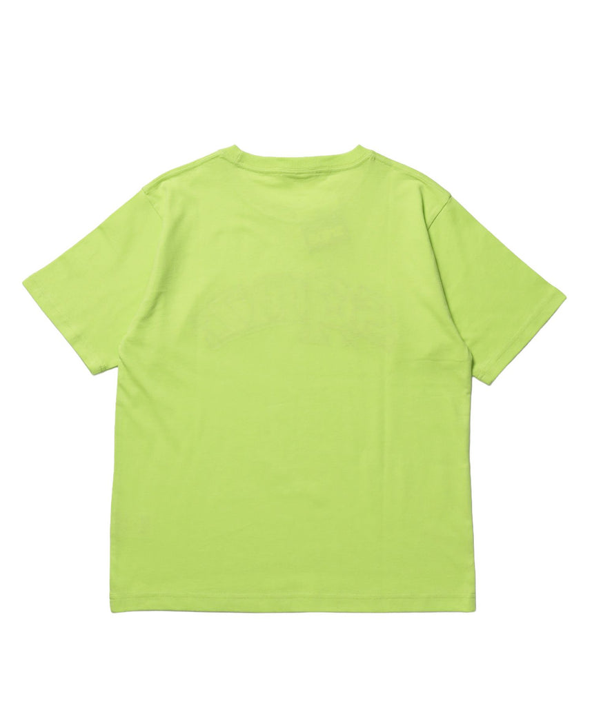 ※WEB限定 / スターロゴ半袖Tシャツ / sqnz star logo checkered applique tee イエロー