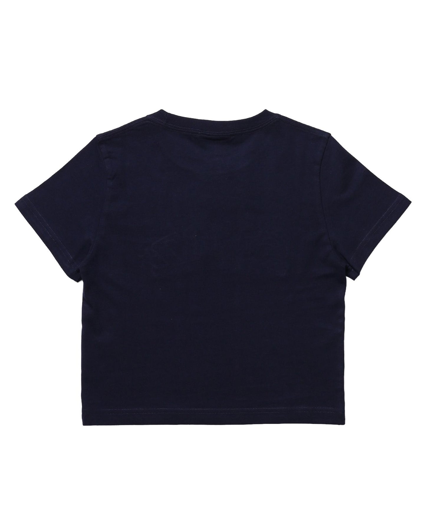 ※WEB限定 / スターロゴ半袖Tシャツ / sqnz star logo checkered applique tee ダークネイビー