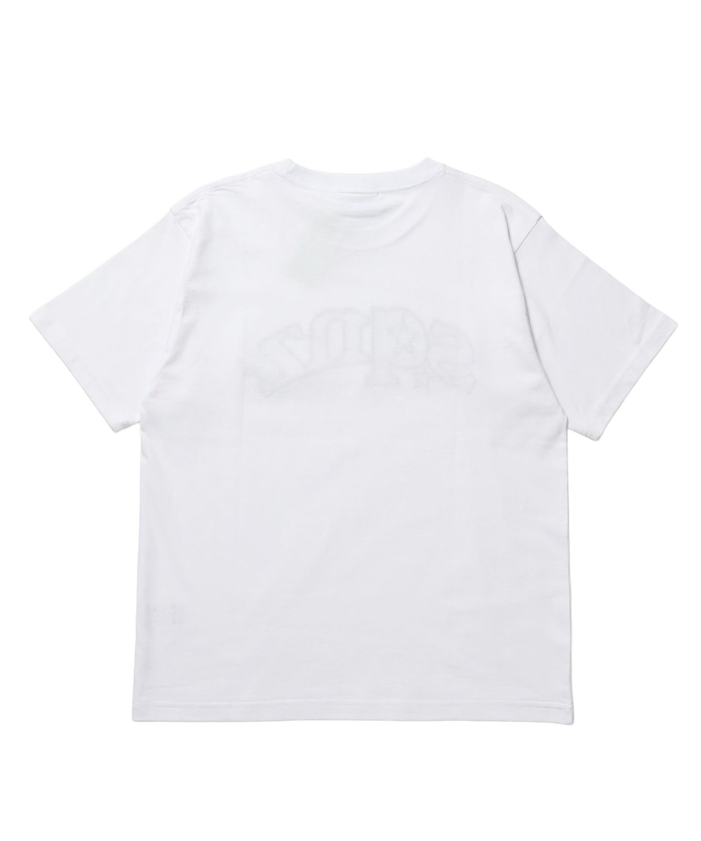 ※WEB限定 /スターロゴ半袖Tシャツ / sqnz star logo checkered applique tee ホワイト系その他