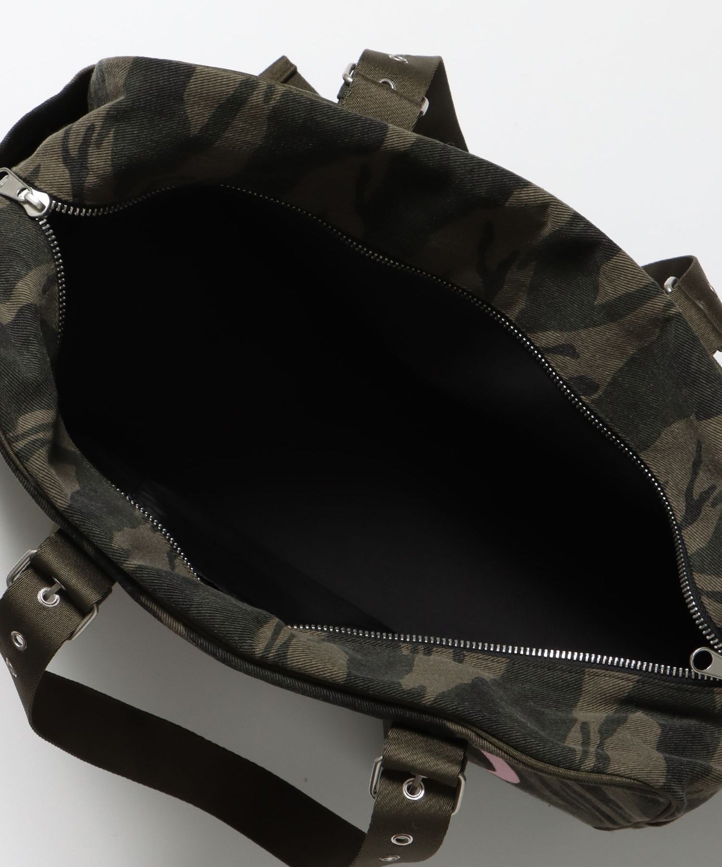 sqnz vintage boston bag / スクール ボストン バック アジャスター 迷彩柄 柄80