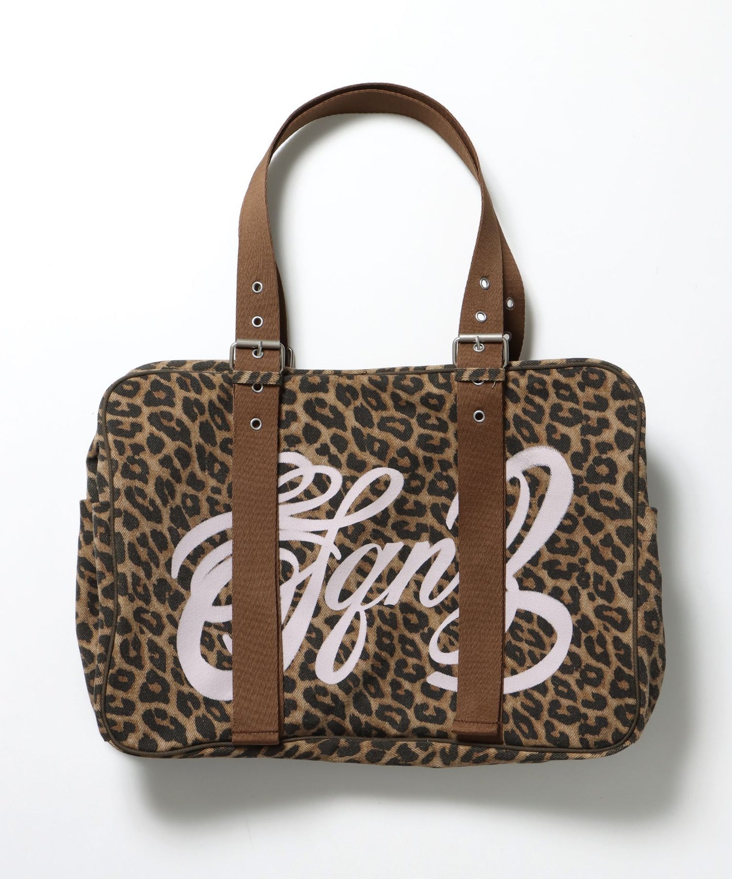 sqnz vintage boston bag / スクール ボストン バック アジャスター レオパード柄 柄81