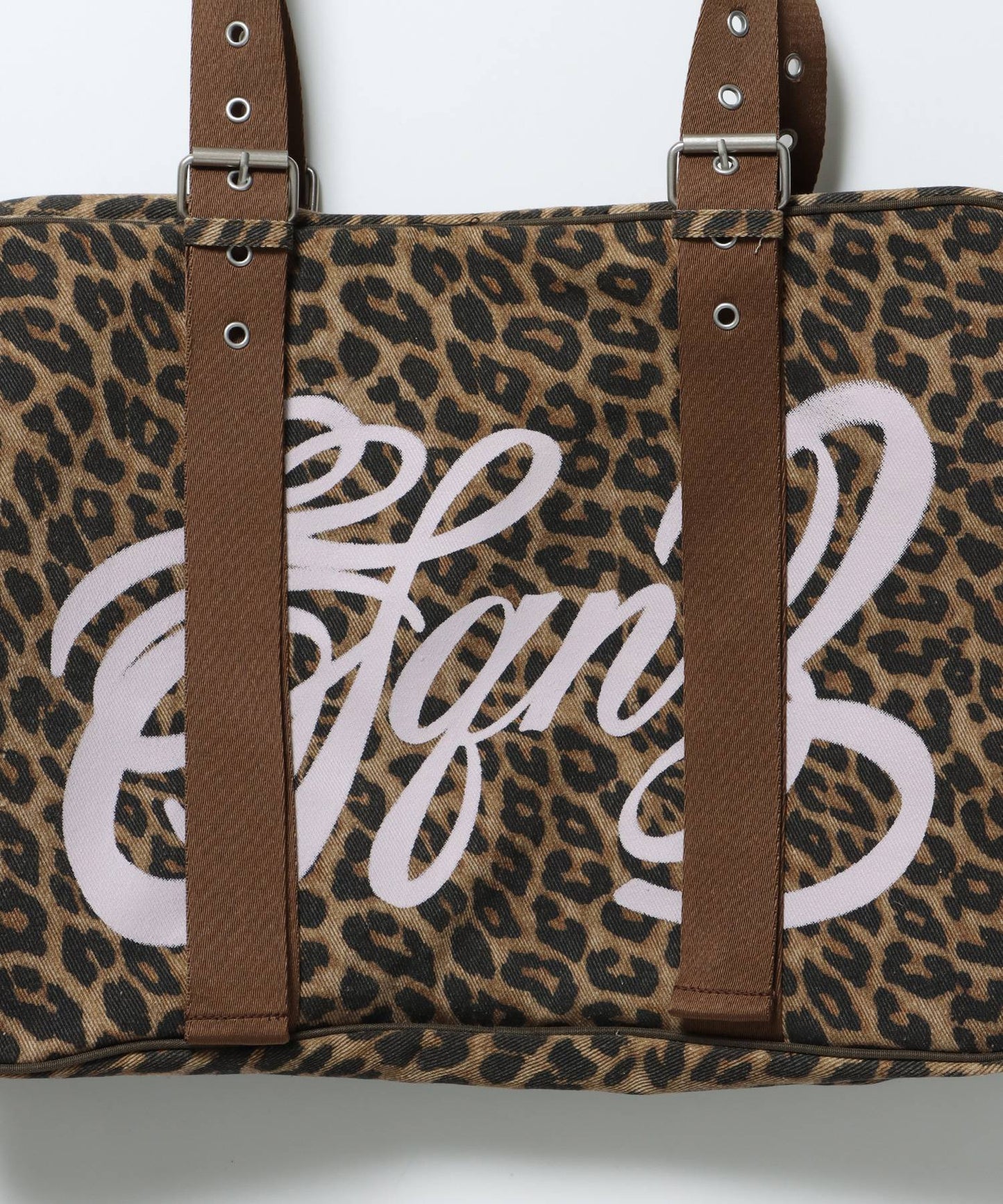 sqnz vintage boston bag / スクール ボストン バック アジャスター レオパード柄 柄81