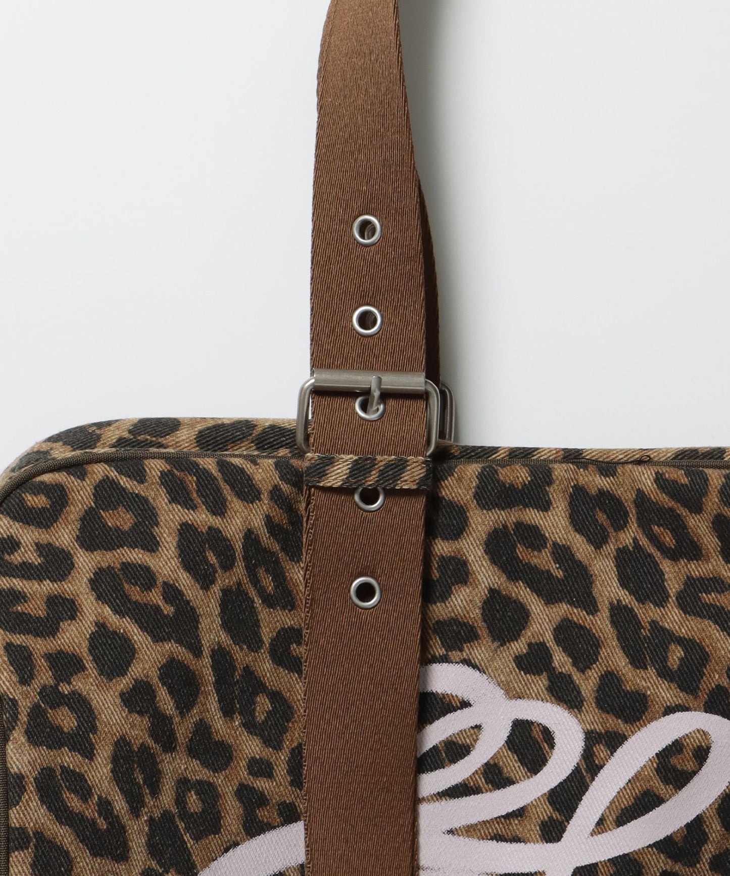 sqnz vintage boston bag / スクール ボストン バック アジャスター レオパード柄 柄81