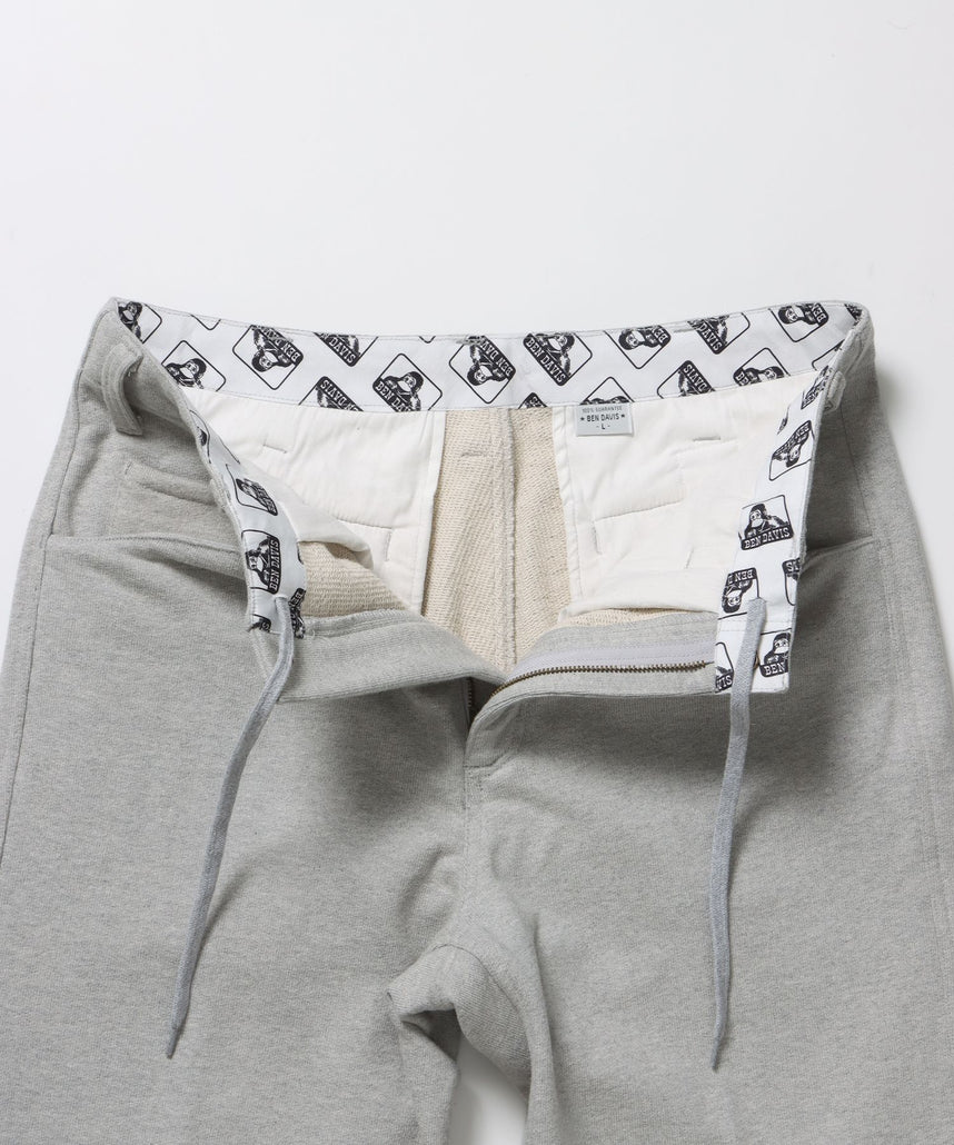 90TH H.SWEAT EXTRA WIDE PANTS / エクストラワイド スウェット パンツ ヘビーウエイト 裏毛 ドローストリング ≪セットアップ対応≫ グレー