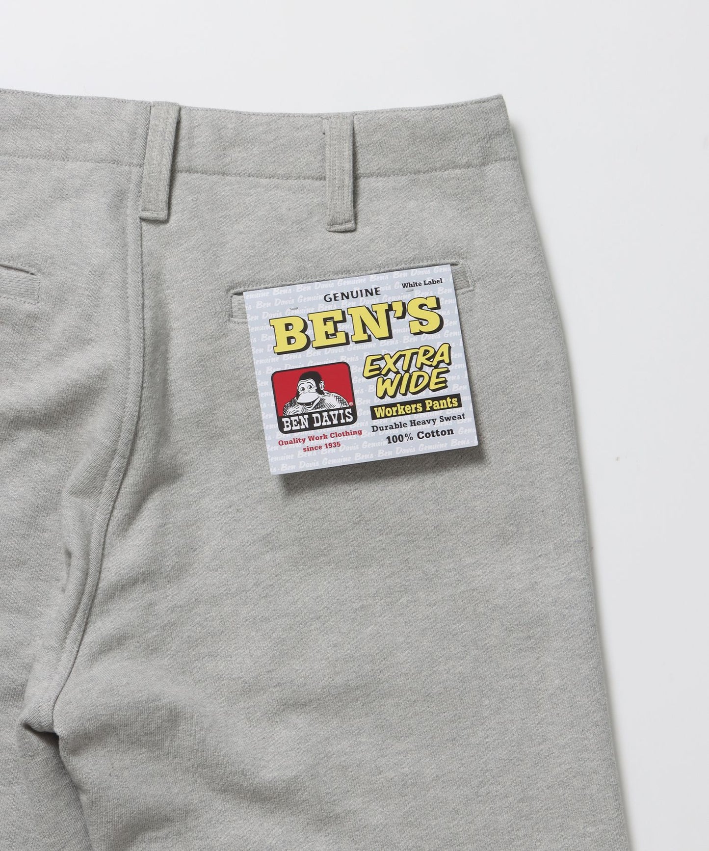 90TH H.SWEAT EXTRA WIDE PANTS / エクストラワイド スウェット パンツ ヘビーウエイト 裏毛 ドローストリング ≪セットアップ対応≫ グレー