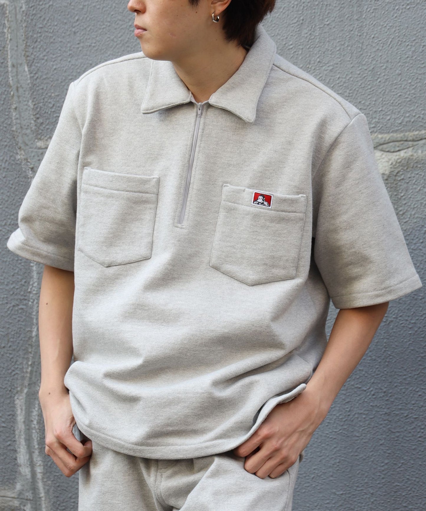 モデル：178cm グレー Lサイズ