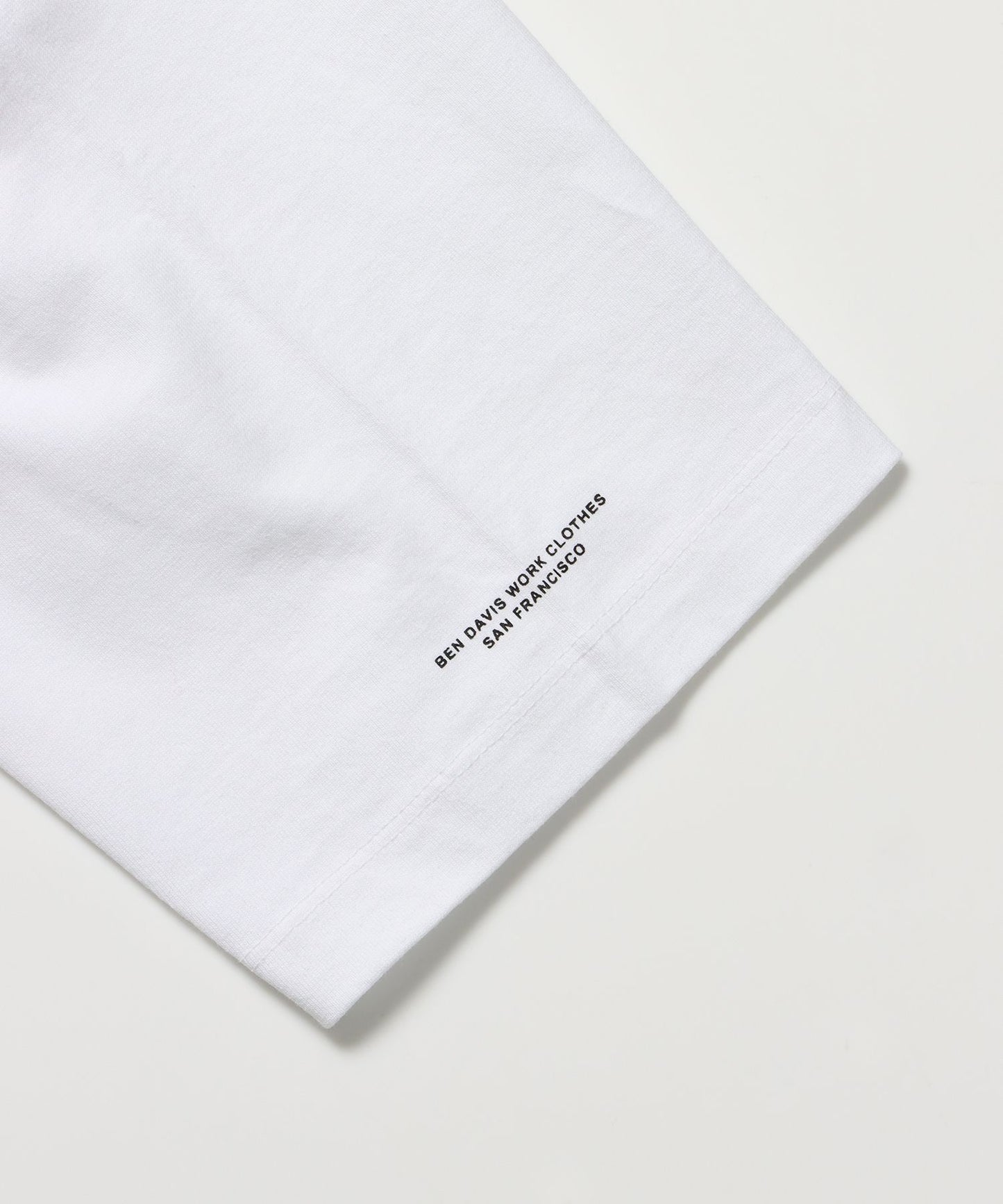 CLASSIC LOGO TEE NV / オーバーサイズ ヘビーウェイト 半袖 クルーネック プリント ワンポイント ホワイト