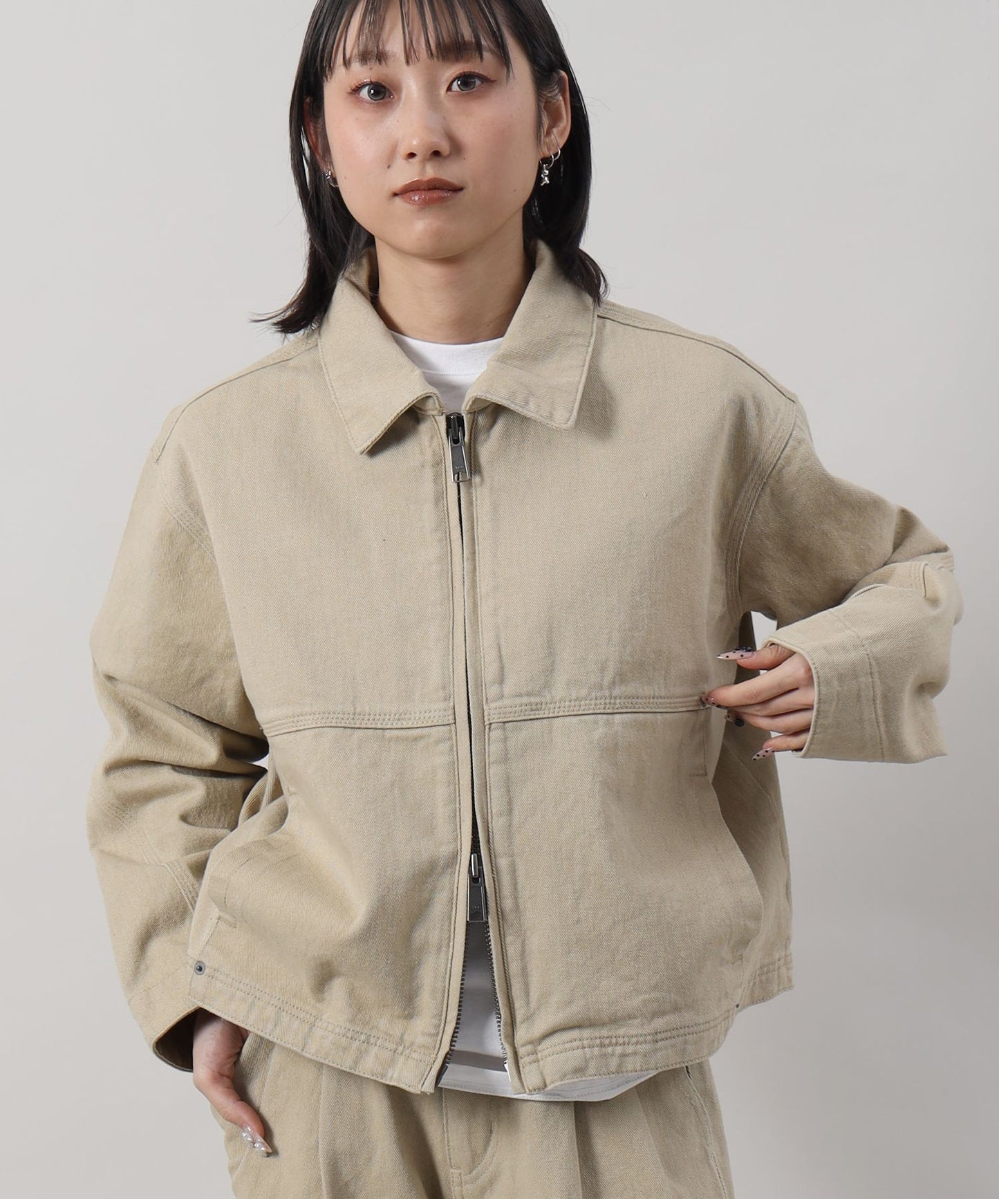 モデル：H163Size:S　ベージュ