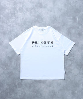 手書き刺繍ロゴショート丈Tシャツ/ Tシャツ クルーネック 半袖 刺繍 【短丈】 ホワイト
