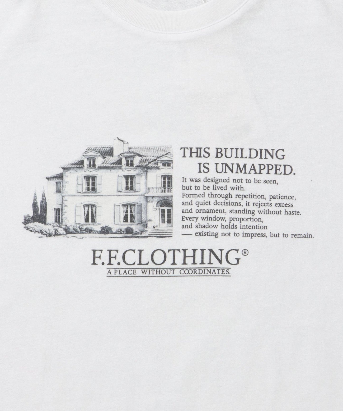 メッセージロゴショート丈Tシャツ / Tシャツ クルーネック 半袖 【短丈】 ホワイト