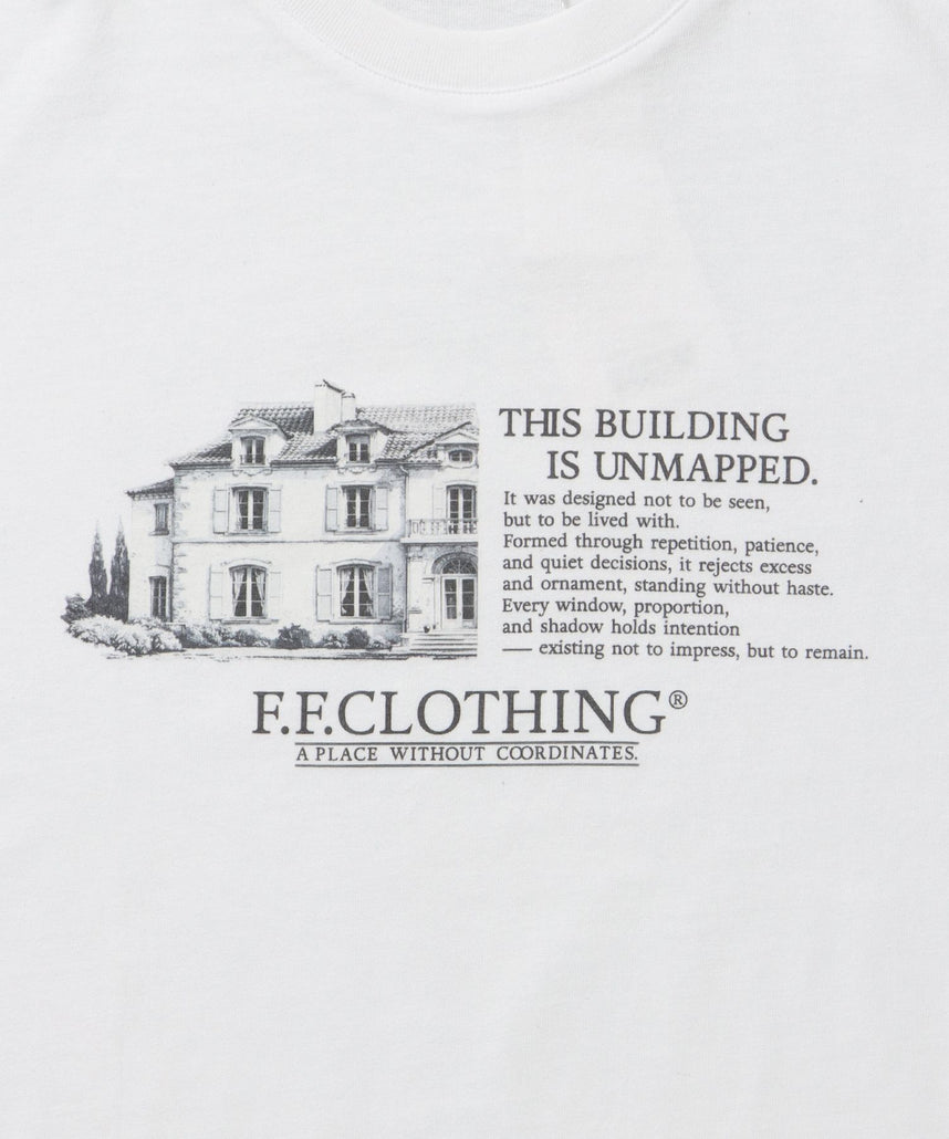 メッセージロゴショート丈Tシャツ / Tシャツ クルーネック 半袖 【短丈】 ホワイト
