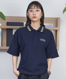 FFEIN(フェイン)】配色ラインワンポイント刺繍ポロシャツ / ポロシャツ