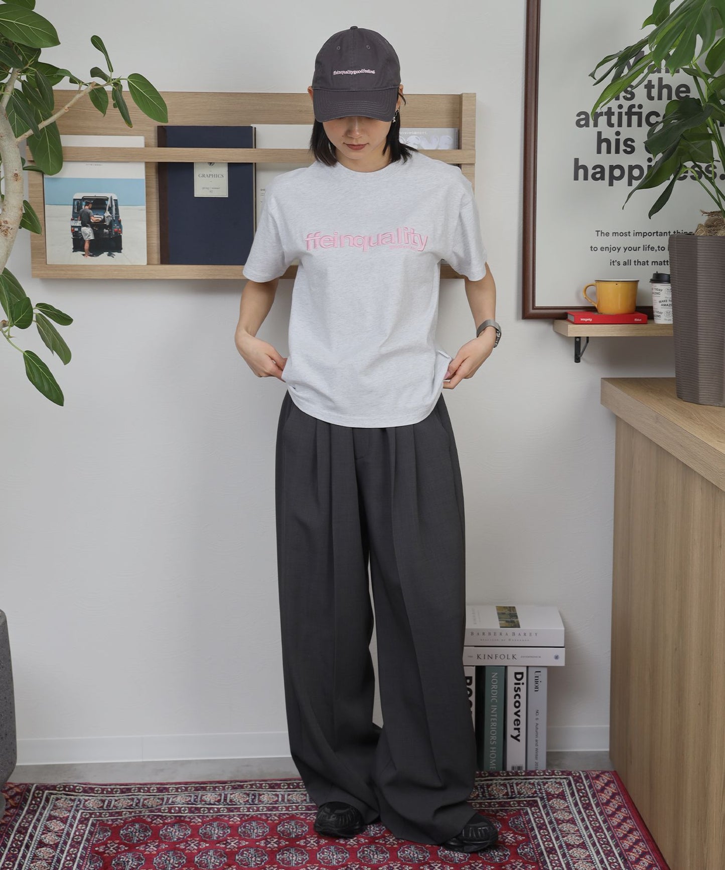 モデル：H163 Size:S アッシュグレー
