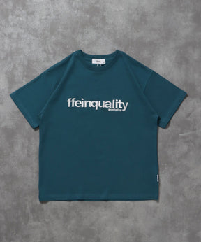 センターデカロゴ3D刺繍ショート丈Tシャツ/ Tシャツ クルーネック 半袖 刺繍 【短丈】 ダークグリーン