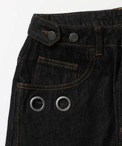 WEB限定 / タックワイドデニムパンツ / sqnz tucked denim pants