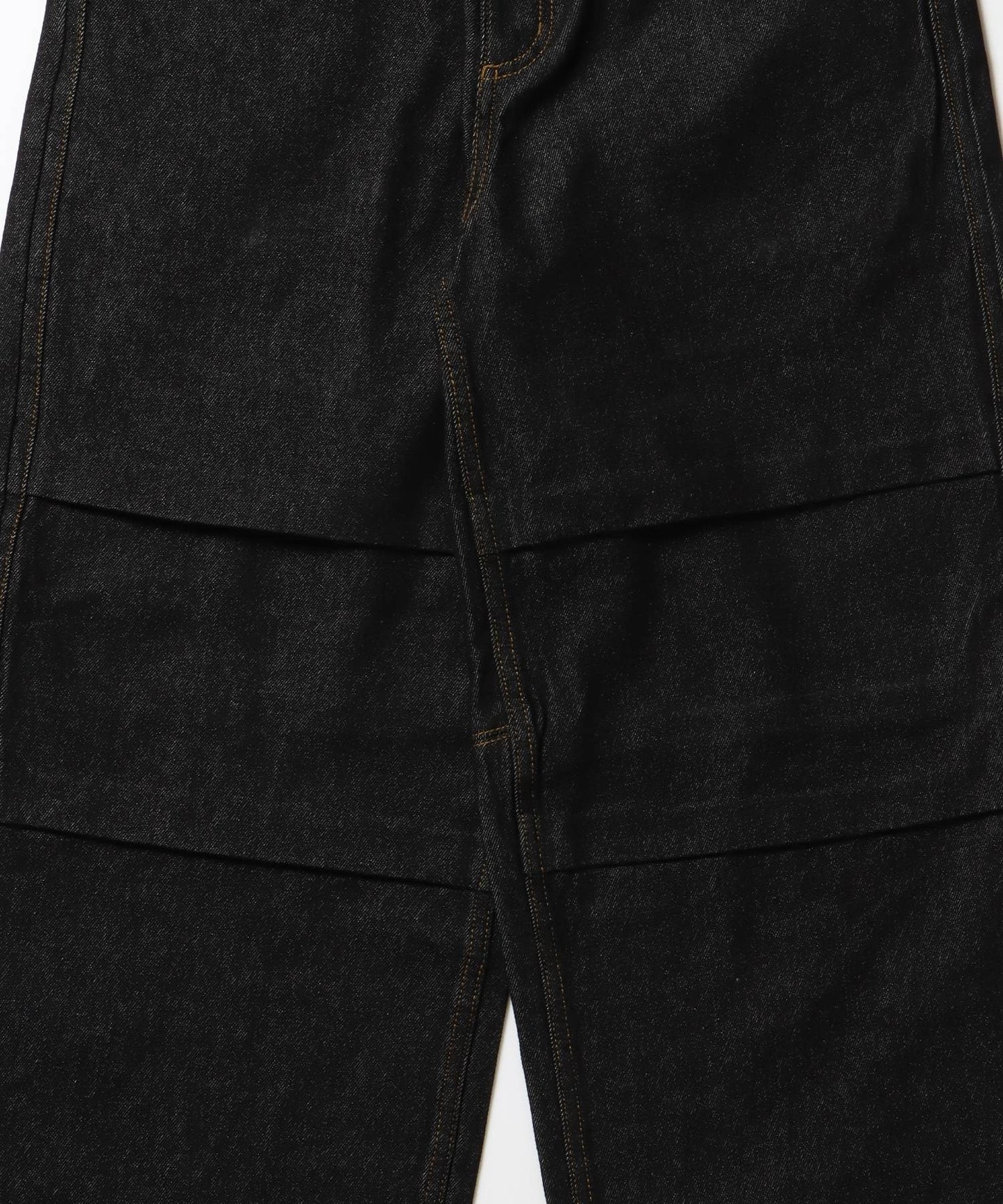 ※WEB限定 / タックワイドデニムパンツ / sqnz tucked denim pants ブラック