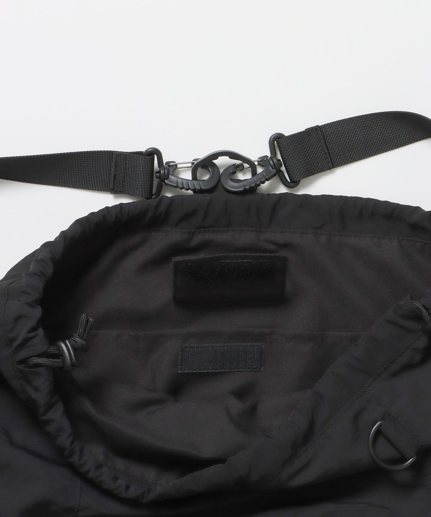 ≪予約商品≫sqnz 2way knapsack / ユニセックス ナップサック リュック 雑貨 バック 2WAY ドローコード ブラック