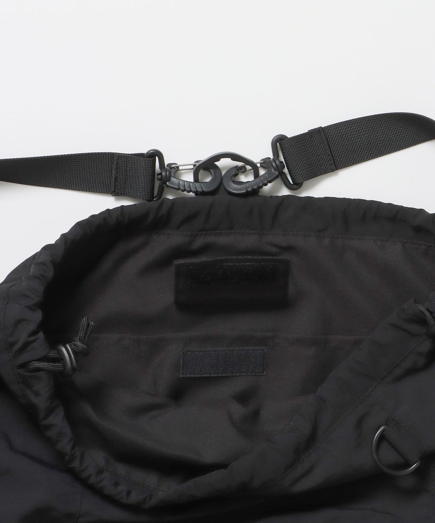≪予約商品≫sqnz 2way knapsack / ユニセックス ナップサック リュック 雑貨 バック 2WAY ドローコード ブラック