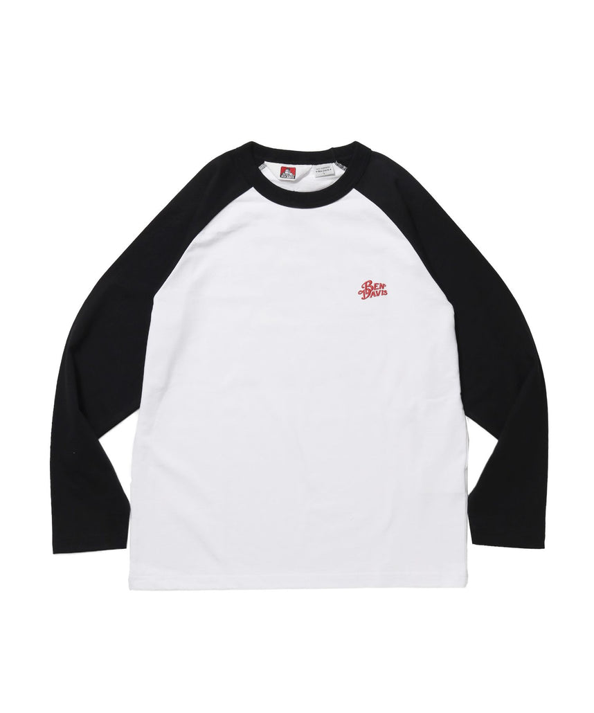 お値下げ！【新商品】Raglan LS Tee/ラグラン ロングスリーブ ティー BEN DAVIS（ベンデイビス）】RIDERS RAGLAN L/S TEE / ロンT クルー