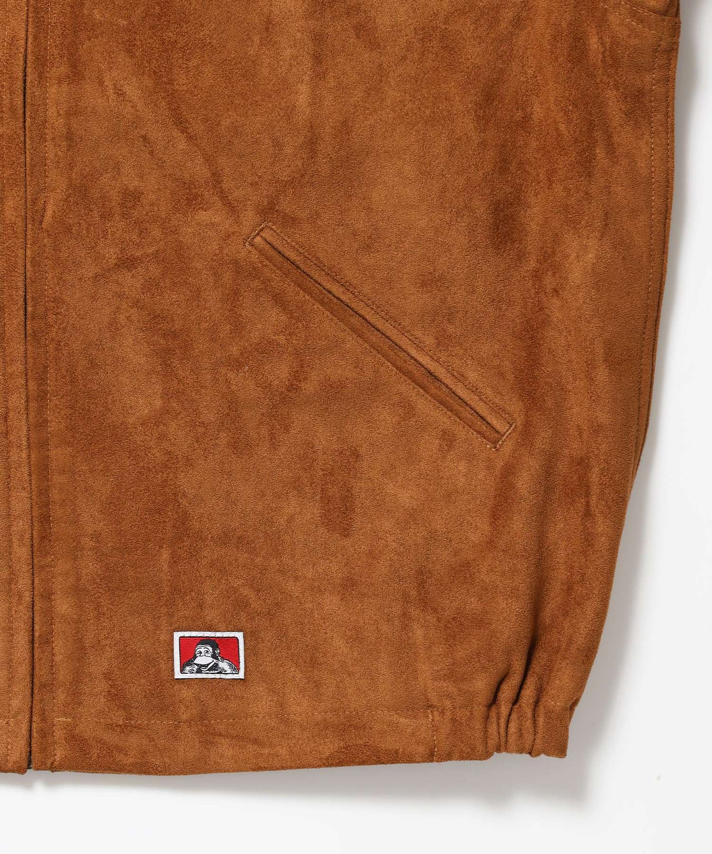 FAUX SUEDE WORK JACKET / ワーク ジャケット ジップ スウェード ポケット ベージュ系その他3