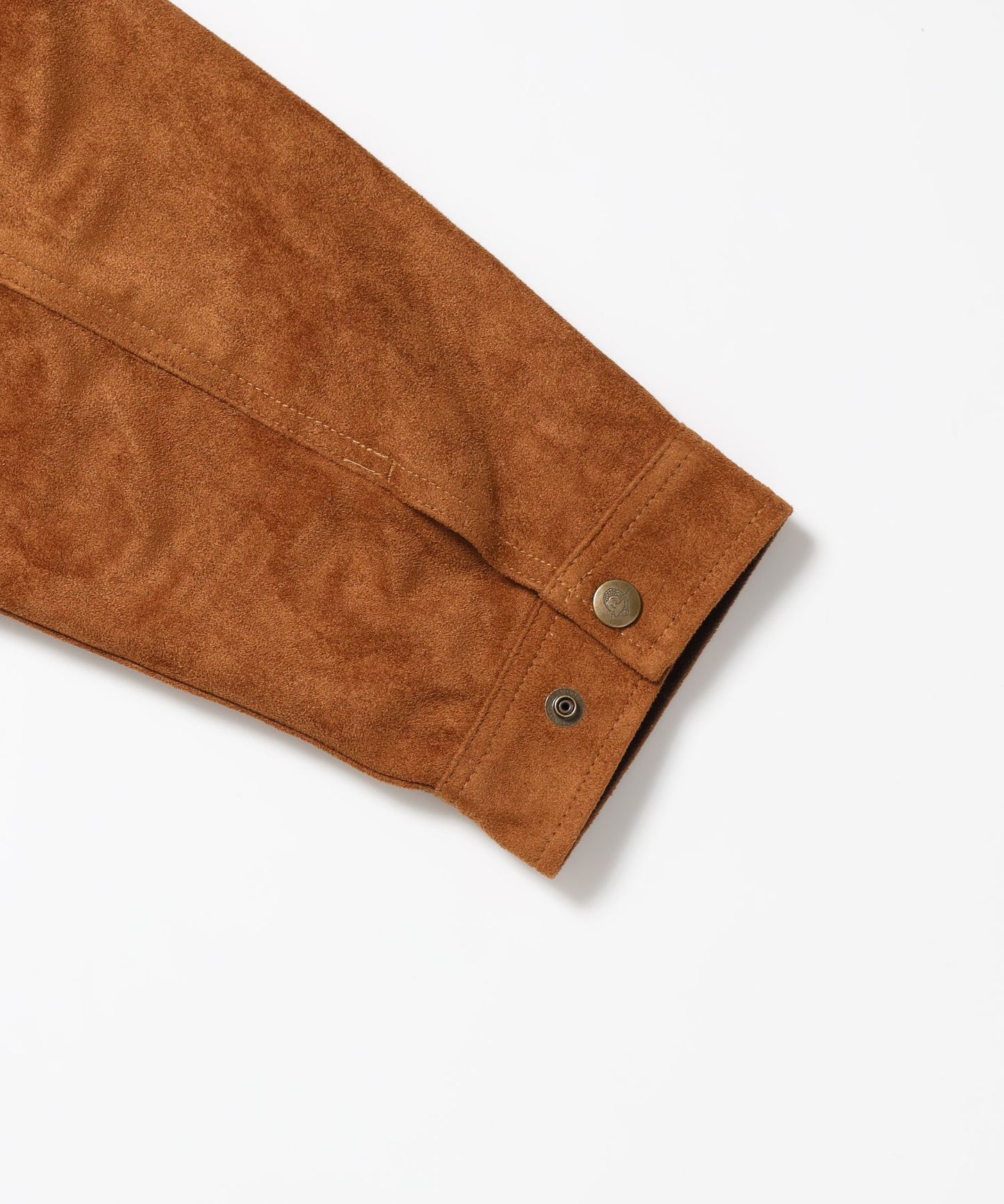 FAUX SUEDE WORK JACKET / ワーク ジャケット ジップ スウェード ポケット ベージュ系その他3