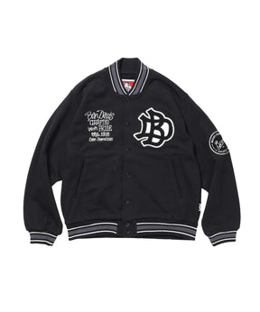 SWEAT STADIUM JACKET / スラックス ジャケット 刺繍 ワンポイント 裏毛 ワッペン 柄80