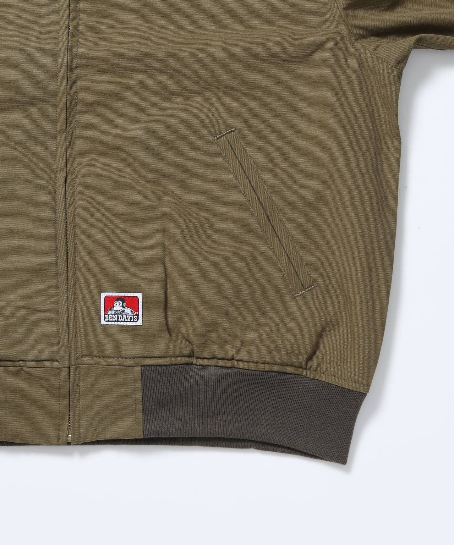 COTTON DUCK SOUVENIR JACKET / スーベニア 刺繍 フライトジャケット ユニセックス 裏地付き アウター カーキ