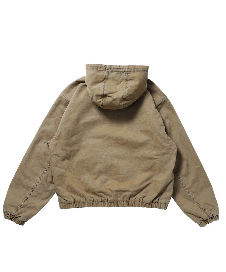WORKERS PARKA / フーデッドワークジャケット ダブルジップ キルティング裏地 アウター ポケット ワーク ユニセックス