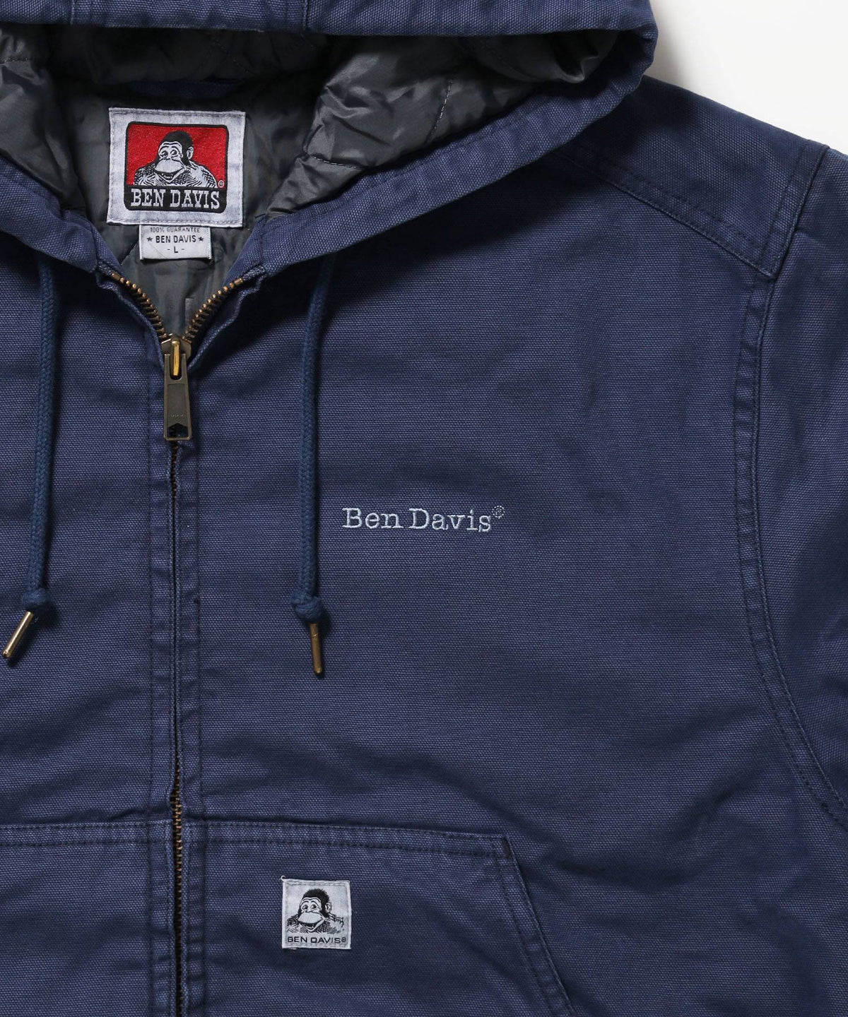 WORKERS PARKA / フーデッドワークジャケット ダブルジップ キルティング裏地 アウター ポケット ワーク ユニセックス