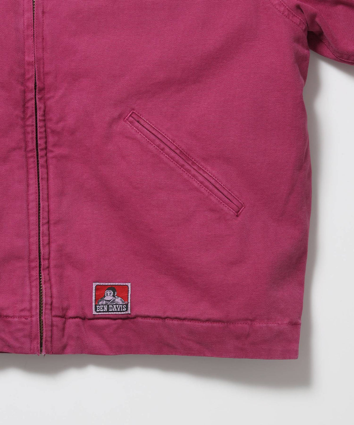 ZIP FRONT TRUCKER JACKET / トラッカージャケット コーデュロイ衿 ショート丈 中綿キルティング アウター ユニセックス