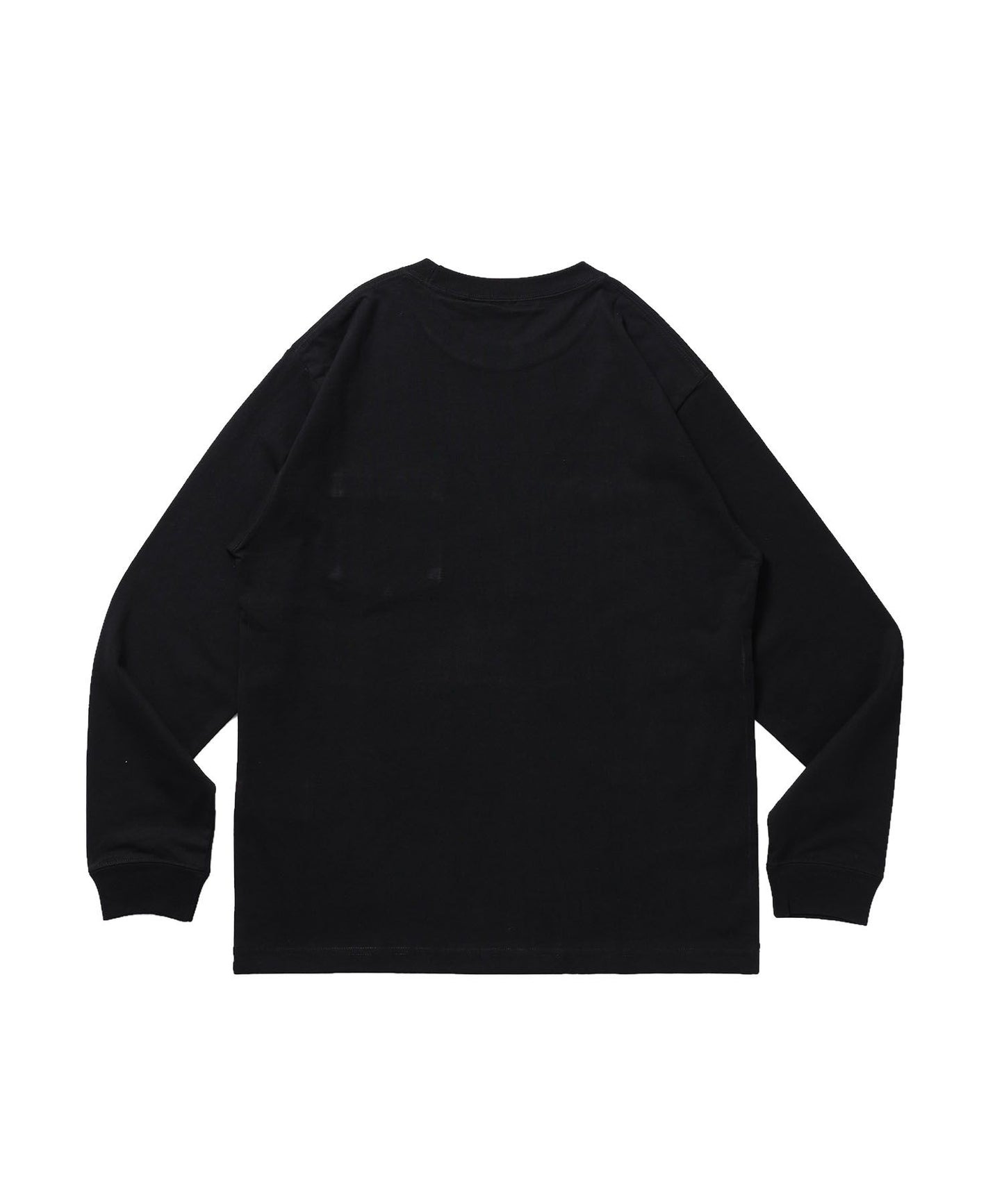 L/S POCKET TEE (REG) / ユニセックス ロングスリーブ ポケットT レギュラーフィット 長袖 ワンポイント ブラック