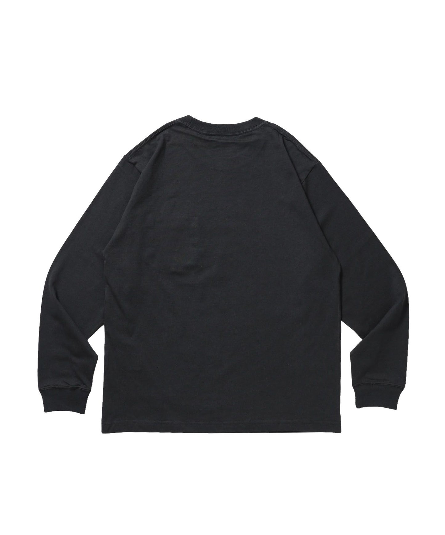 L/S POCKET TEE (REG) / ユニセックス ロングスリーブ ポケットT レギュラーフィット 長袖 ワンポイント チャコール