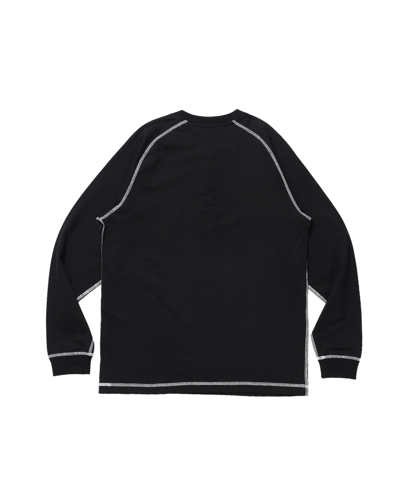 BEN'S HENLEY L/S TEE / ヘンリーネック ロング ユニセックス ラグラン 長袖 ブラック