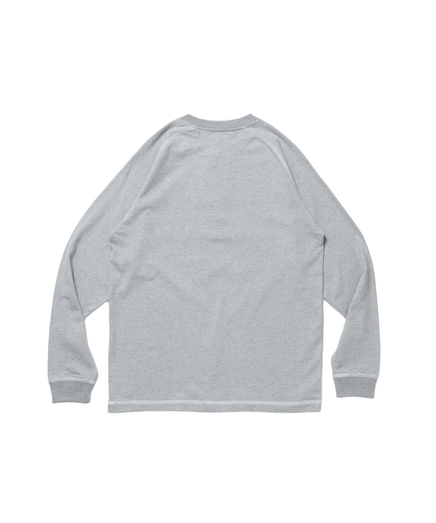 BEN'S HENLEY L/S TEE / ヘンリーネック ロング ユニセックス ラグラン 長袖 グレー
