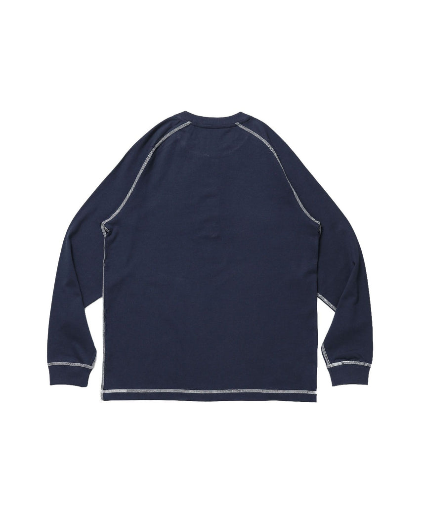 BEN'S HENLEY L/S TEE / ヘンリーネック ロング ユニセックス ラグラン 長袖 ネイビー