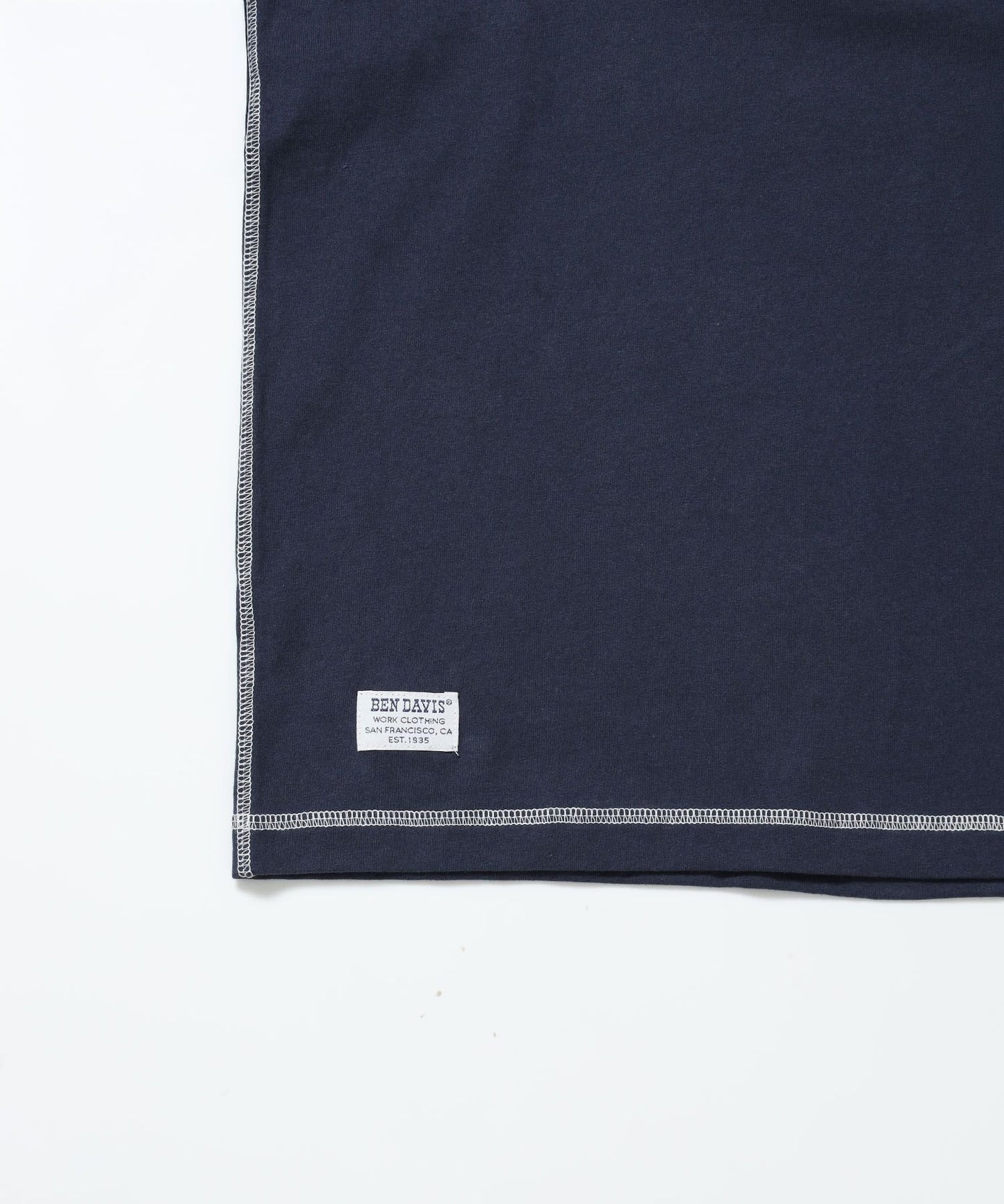BEN'S HENLEY L/S TEE / ヘンリーネック ロング ユニセックス ラグラン 長袖 ネイビー