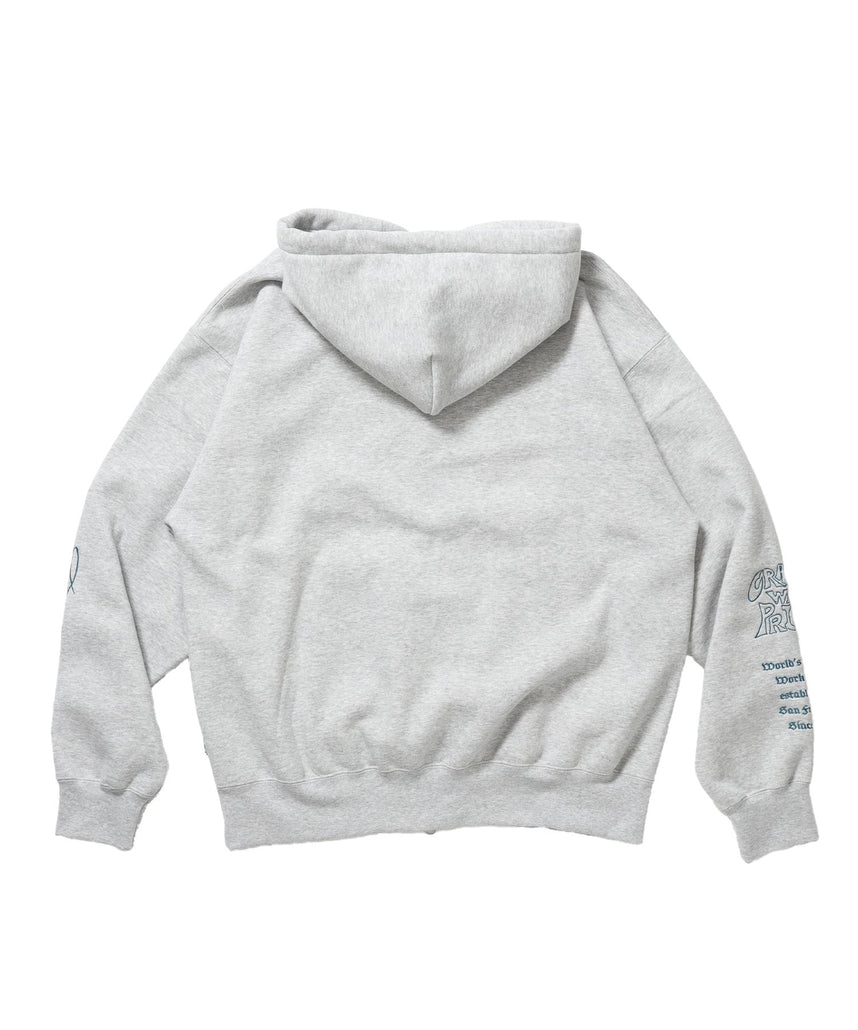 BEN DAVIS（ベンデイビス）】SPIKY LOGO ZIP HOODIE / ジップフーディ