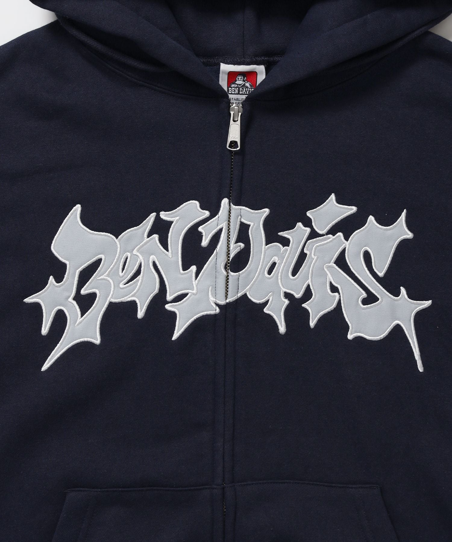 BEN DAVIS（ベンデイビス）】SPIKY LOGO ZIP HOODIE / ジップフーディ