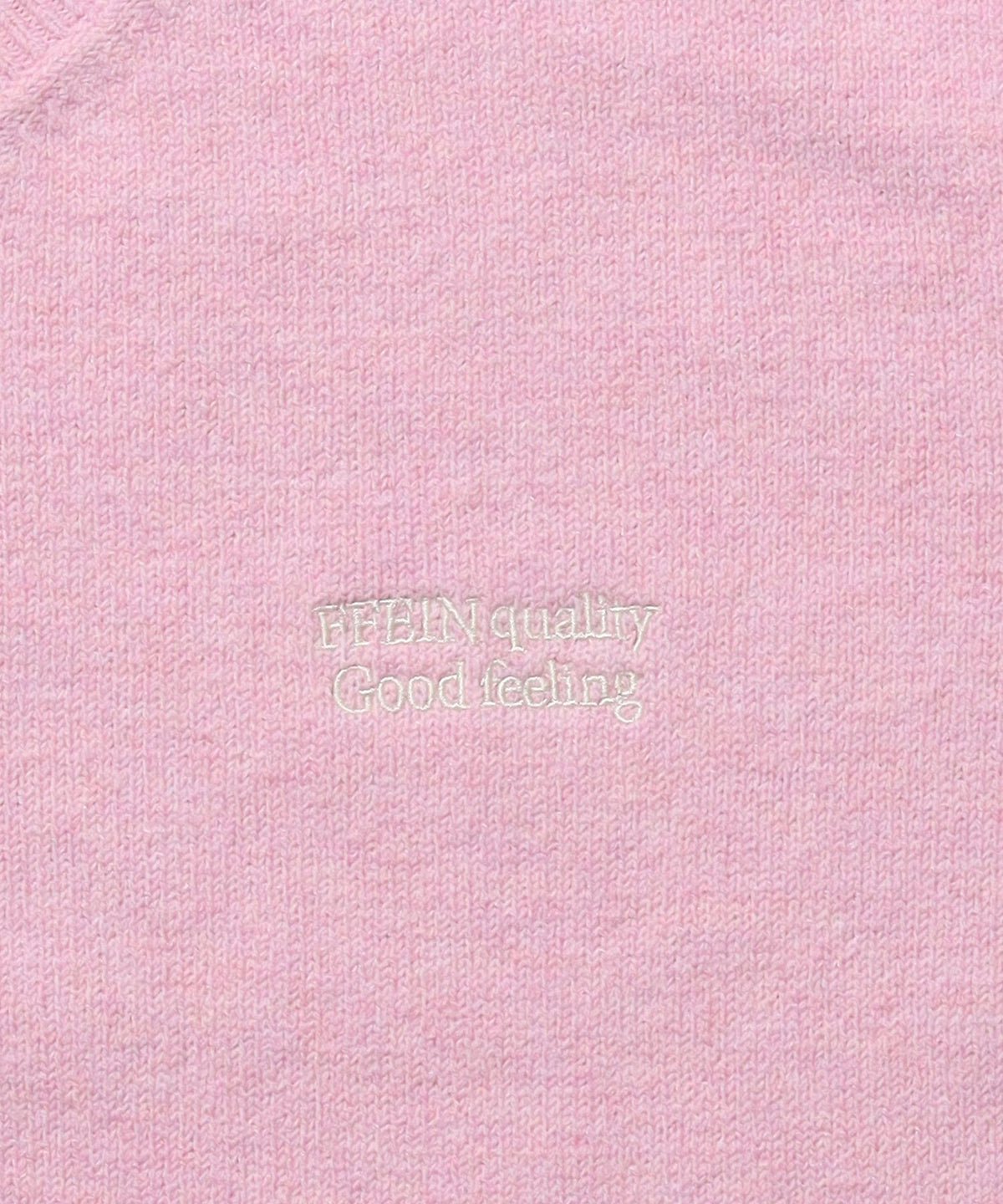 ウール混Vネックニット / ウール混 刺繍 ニット Vネック ユニセックス
