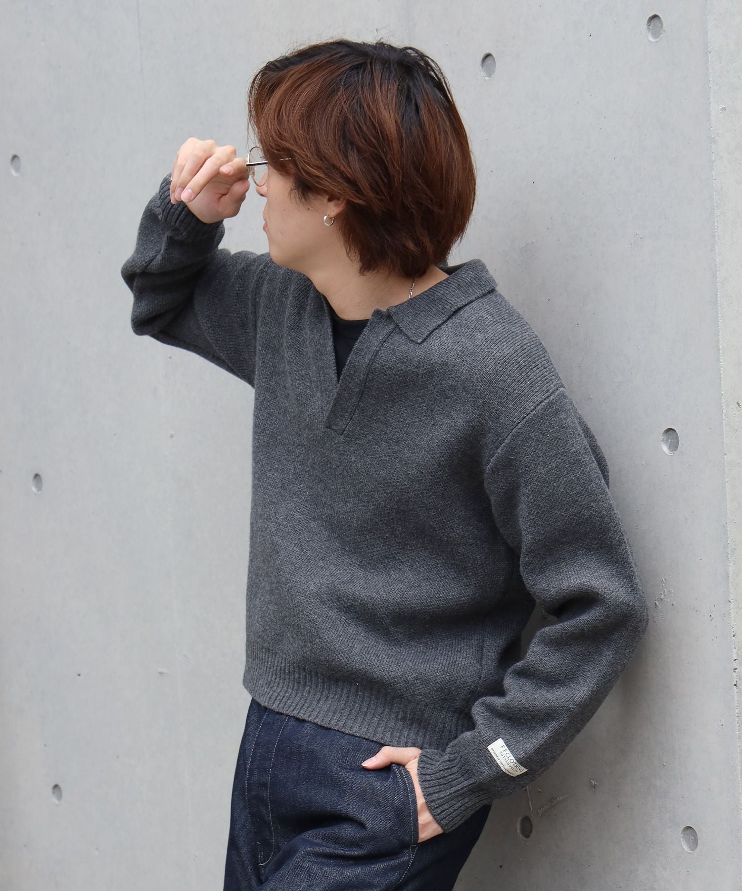 モデル：H178 Size:L：M.グレー
