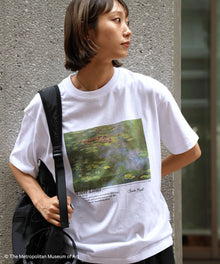 The Met名画プリントTシャツ / メトロポリタン美術館 半袖 クルーネック プリント ワンポイント フォト 柄80