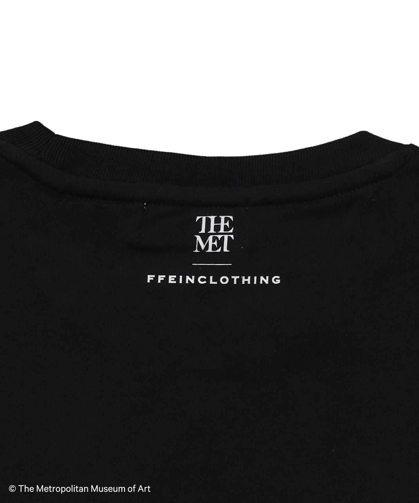 The Met名画プリントTシャツ / メトロポリタン美術館 半袖 クルーネック プリント ワンポイント フォト ブラック