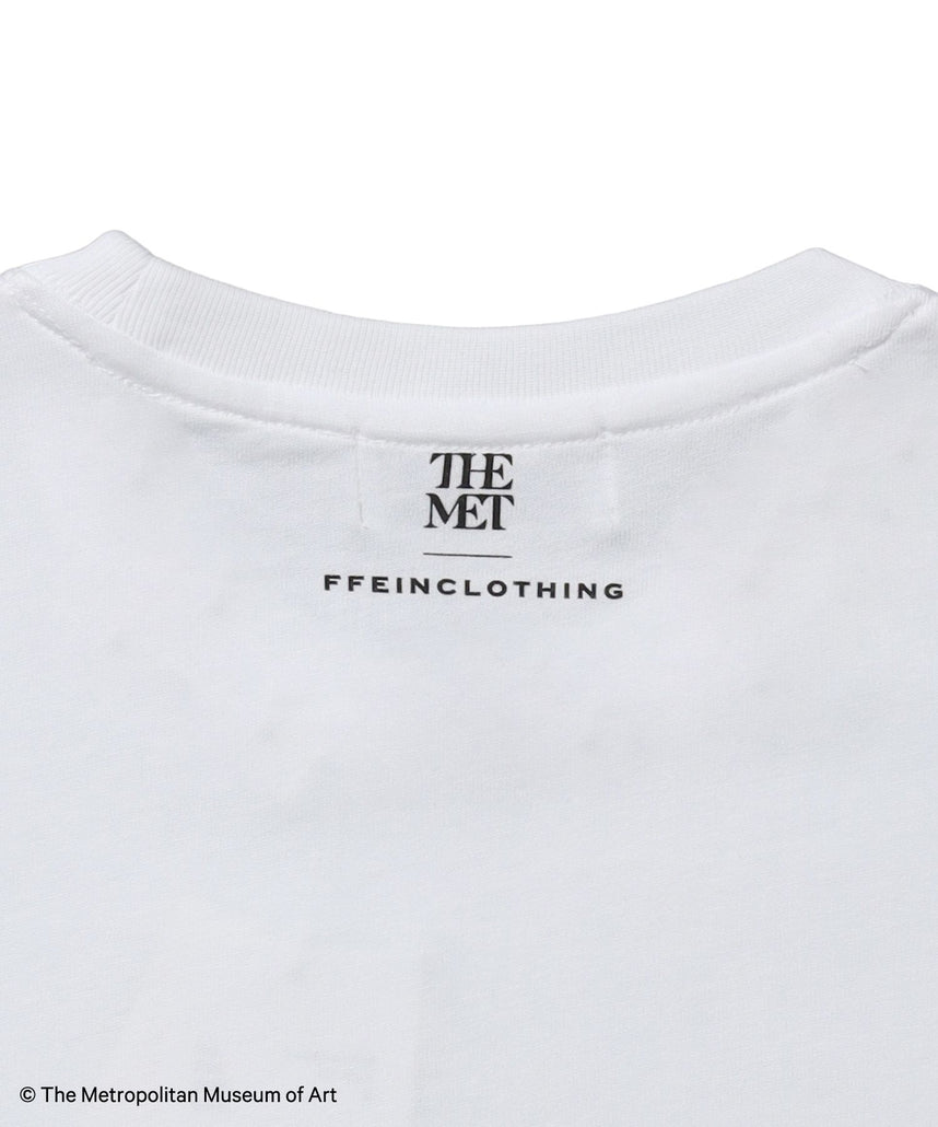 The Met名画プリントTシャツ / メトロポリタン美術館 半袖 クルーネック プリント ワンポイント フォト ホワイト