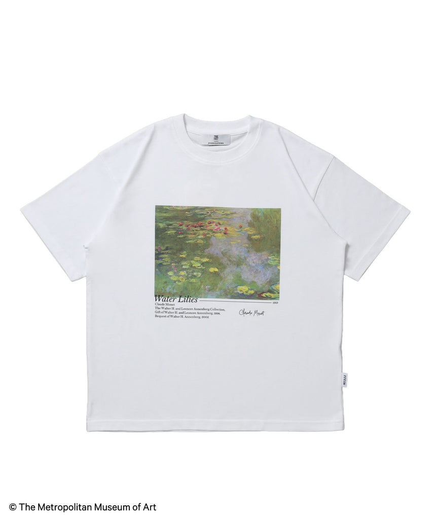 【FFEIN(フェイン)】The Met名画プリントTシャツ / メトロポリタン美術館 半袖 クルーネック プリント ワンポイント フォト 柄80