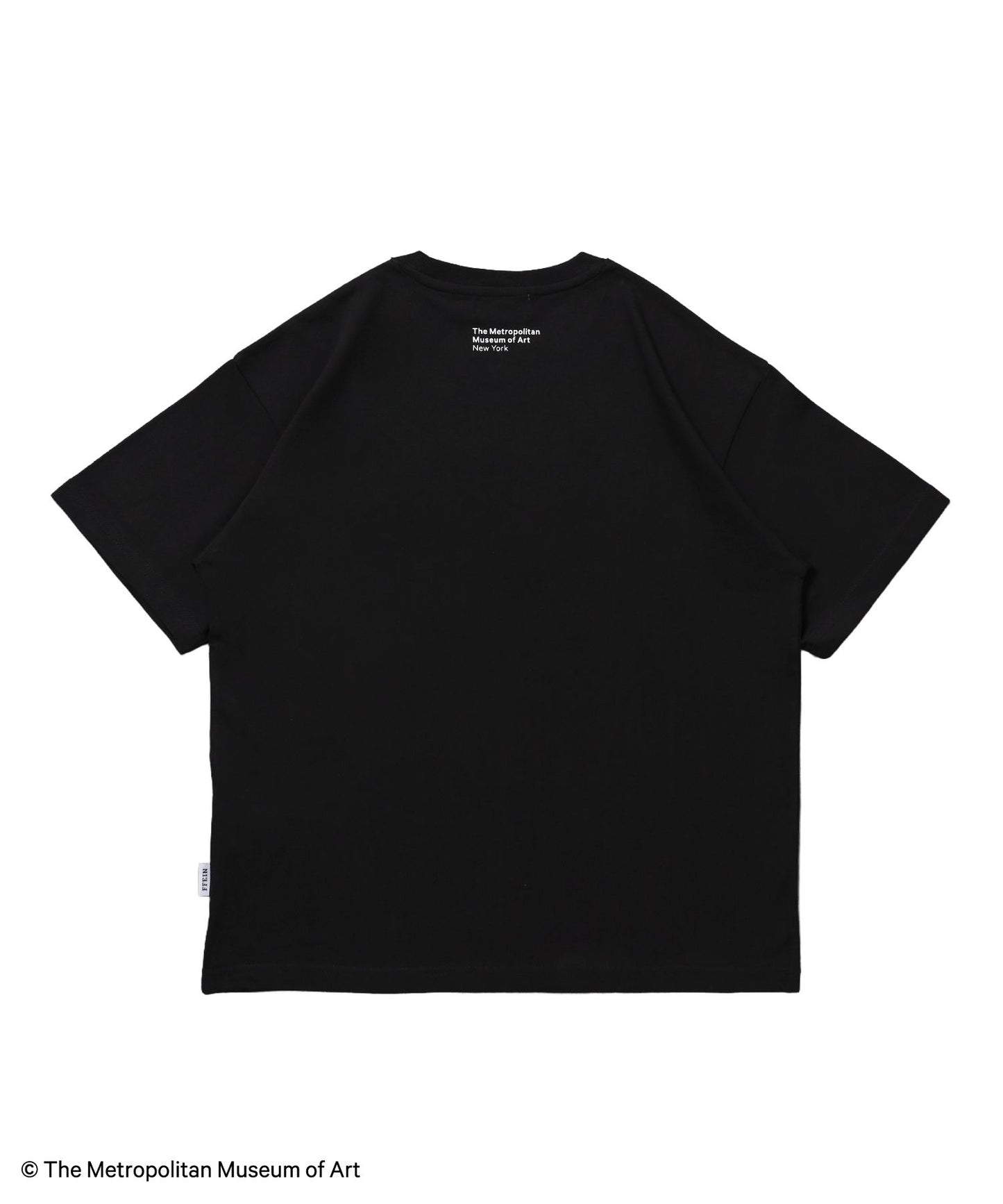 The MetワンポイントTシャツ / メトロポリタン美術館 半袖 クルーネック プリント ワンポイント ブラック