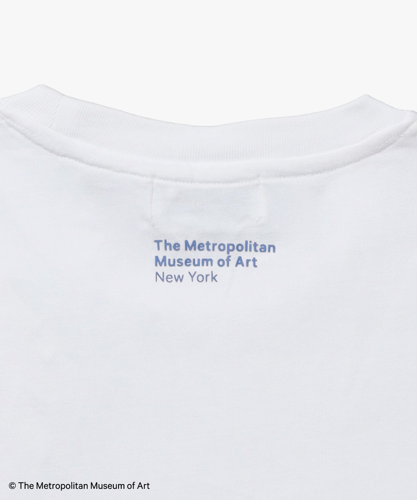 The MetワンポイントTシャツ / メトロポリタン美術館 半袖 クルーネック プリント ワンポイント ホワイト