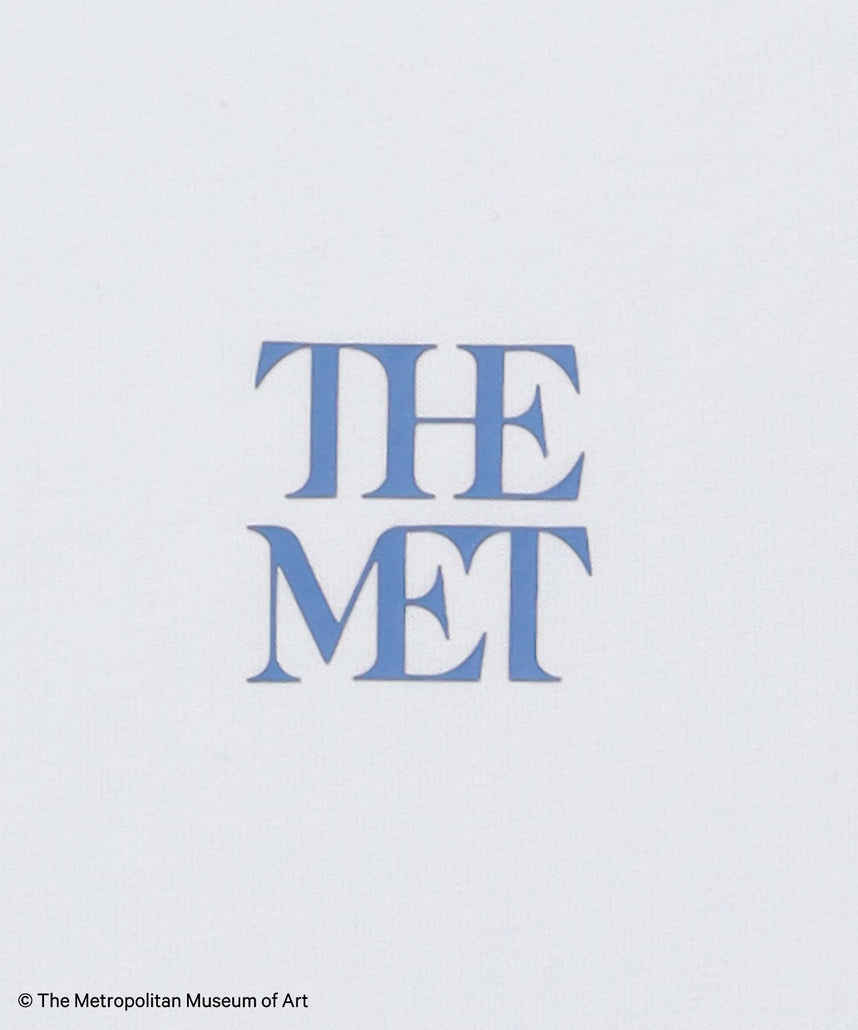 The MetワンポイントTシャツ / メトロポリタン美術館 半袖 クルーネック プリント ワンポイント ホワイト